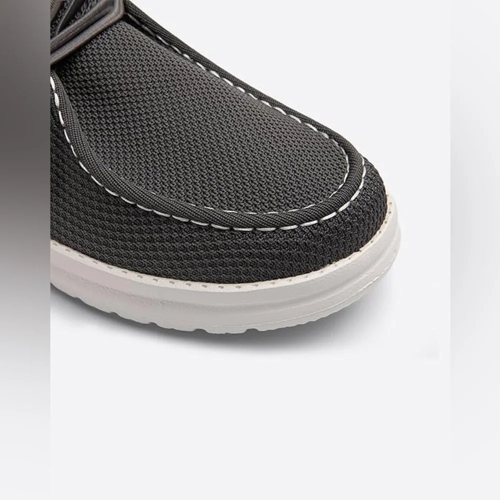 Men's Gray Casual Walking Shoes/Loafers - Picture 6 of 7